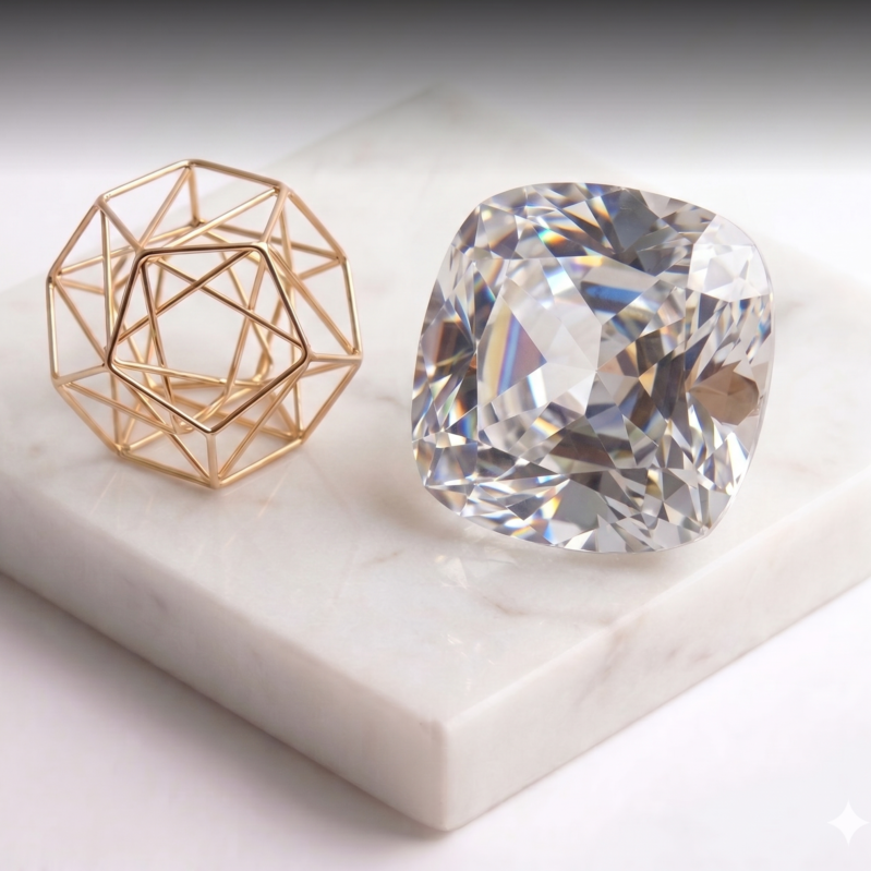 Premium Cushion-Cut Natural Citrine Crystal – Brilliant Golden Honey
